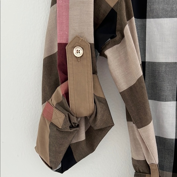 Burberry Women's Plaid Dress - Brown and Black - Picture 5 of 13